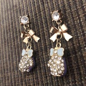 Juicy couture mitten earrings